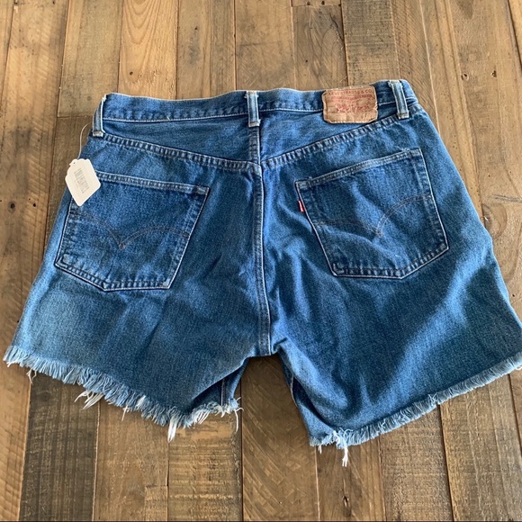 Vintage Levi Denim Cutoffs - Picture 3 of 3